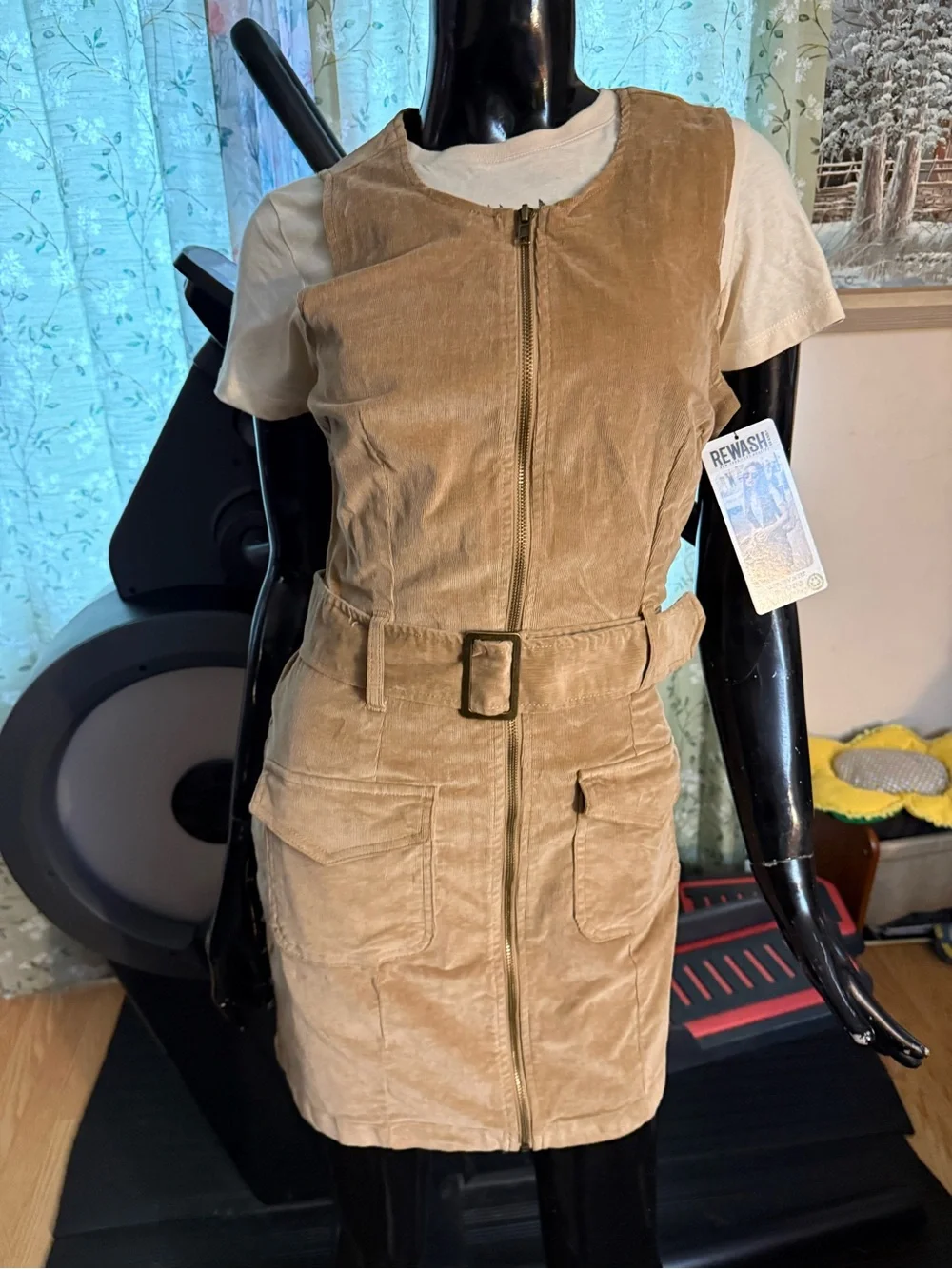Rewash corduroy mini